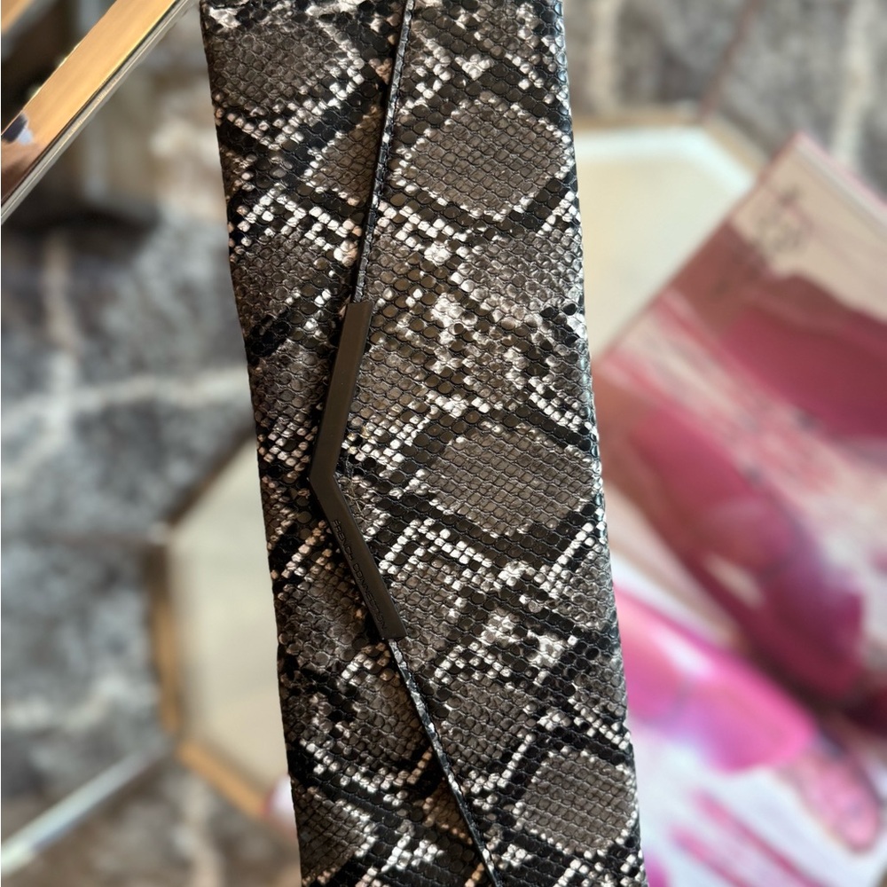 French Connection Snakeskin Pattern Clutch